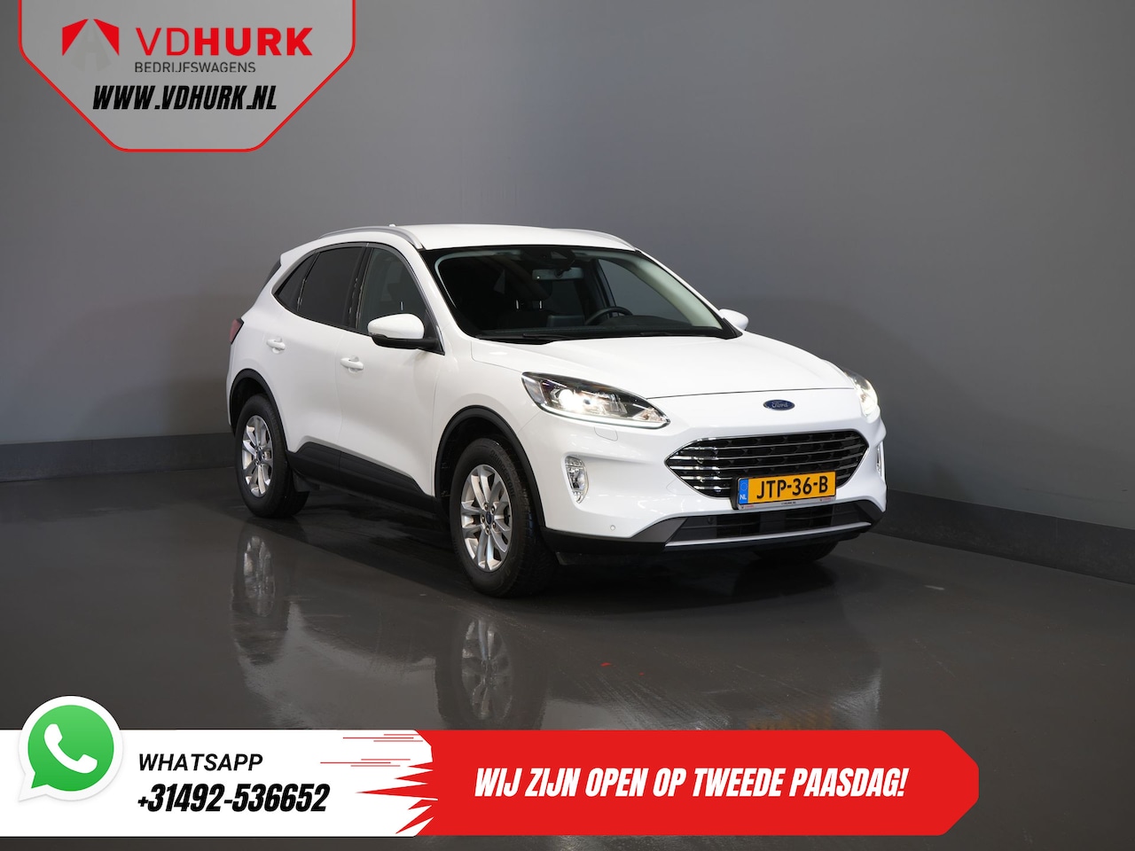 Ford Kuga - 2.5 PHEV 225 pk Titanium Garantie 5-27'/ Stoelverw./ Stuurverw./ Navi/ Carplay/ Camera/ PD - AutoWereld.nl