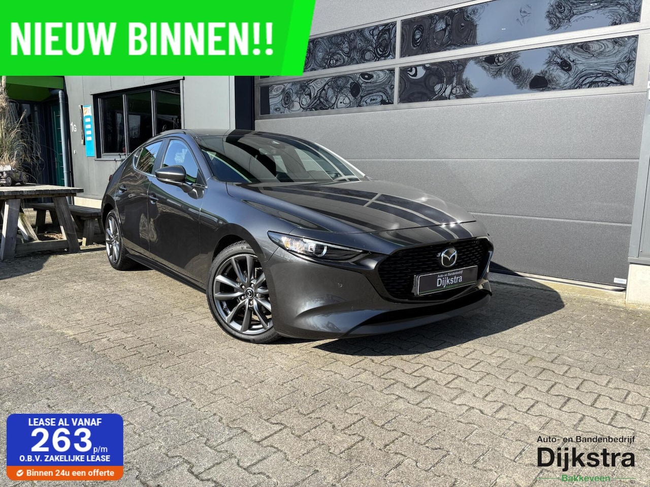 Mazda 3 - 2.0 e-SkyActiv-G M Hybrid 122 Luxury AppleCarPlay/ AndroidAuto/ Stuurwielverwarming/ Stoel - AutoWereld.nl