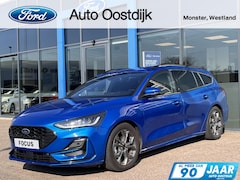 Ford Focus Wagon - 1.0 EcoBoost Hybrid ST Line 155PK Automaat Winterpack Cruise Camera Parkeersensoren Climat