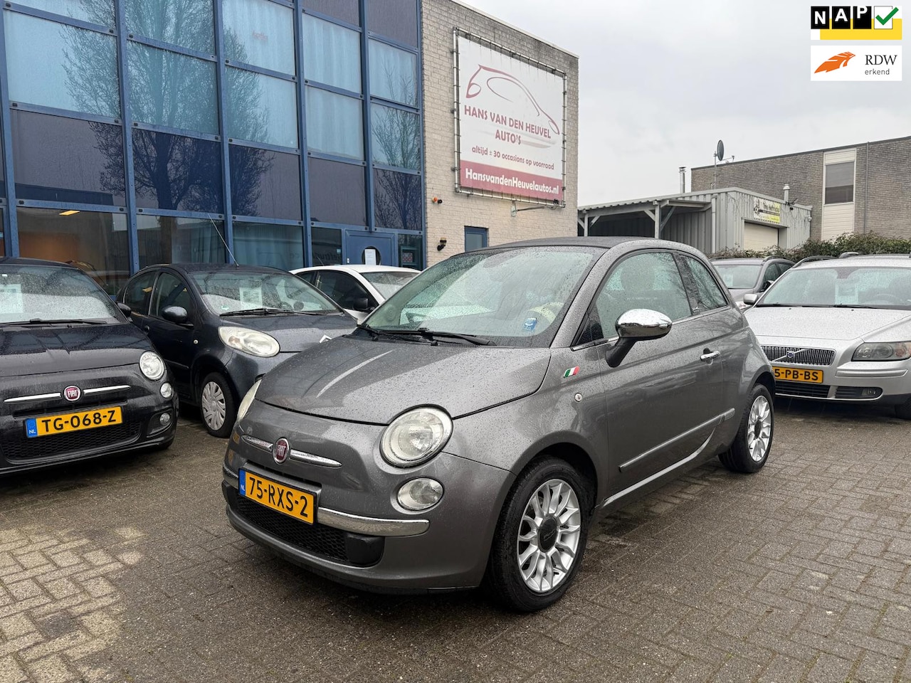 Fiat 500 C - 0.9 TwinAir Lounge Cabrio Full Options, APK 03/27 - AutoWereld.nl