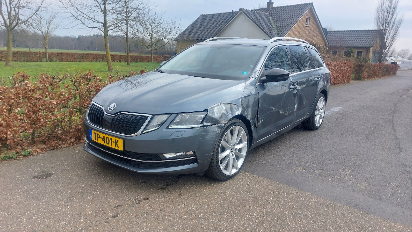 Skoda Octavia Combi - 1.0 TSI Greentech Style Business CLIMA/NAVI/DSG BJ 2018 - AutoWereld.nl