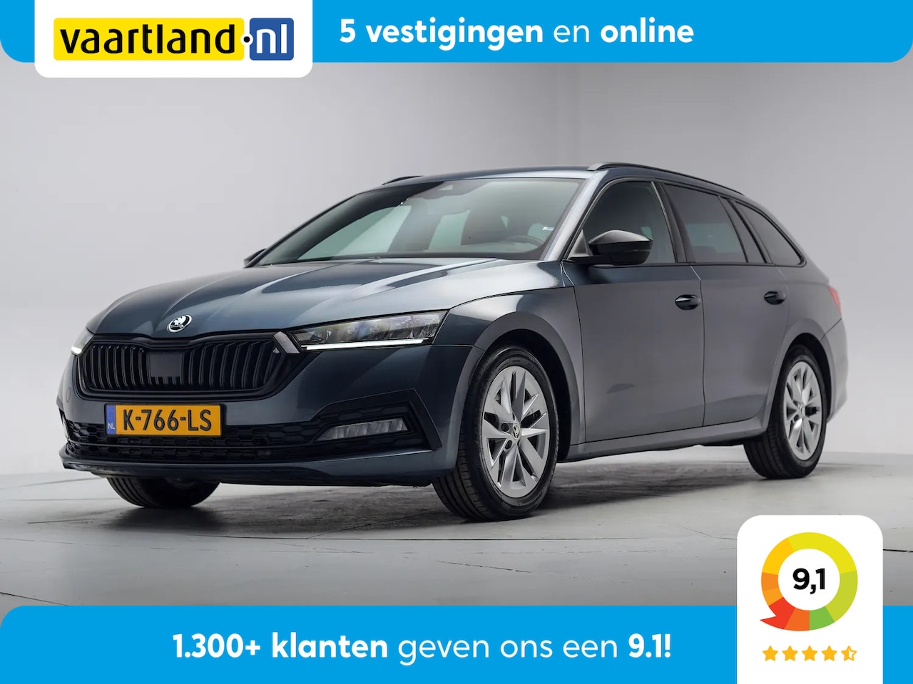 Skoda Octavia Combi - 1.0 TSI E-Tec MHEV Sport Business Aut. [ LED Navi Sportstoelen Apple/Android ] - AutoWereld.nl