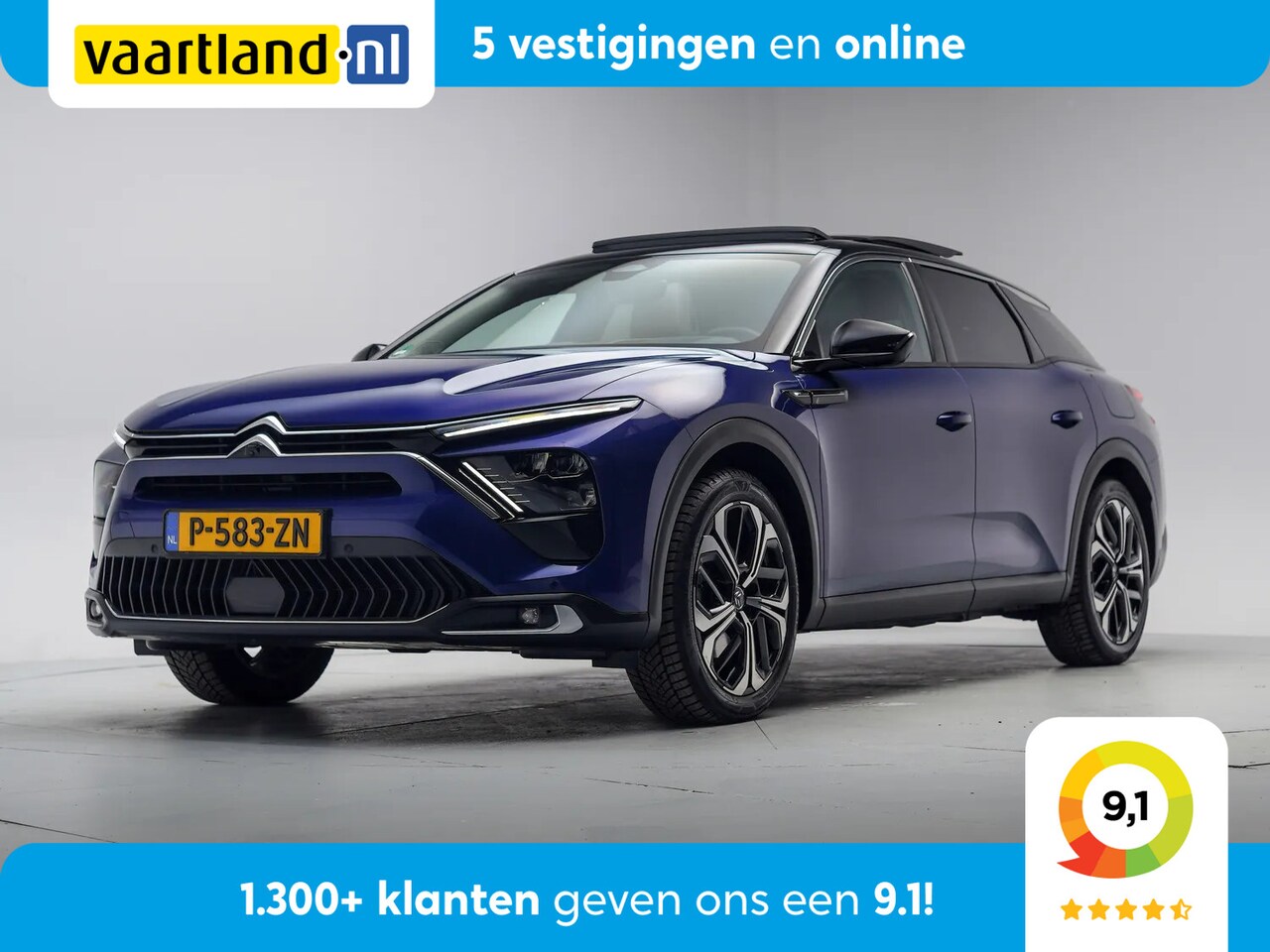 Citroën C5 X - 1.6 Plug-in Hybrid 225 Plus Aut. [ Panoramadak 360°Cam Adapt.cruise ] - AutoWereld.nl