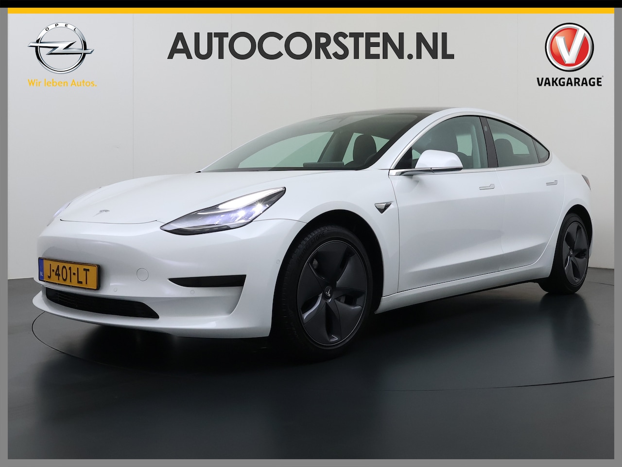 Tesla Model 3 - SR+ 325PK AutoPilot Leer Pano-Dak Adaptive Cruise Lmv 18" Camera's Elektr.-Stuur+Stoelen+S - AutoWereld.nl