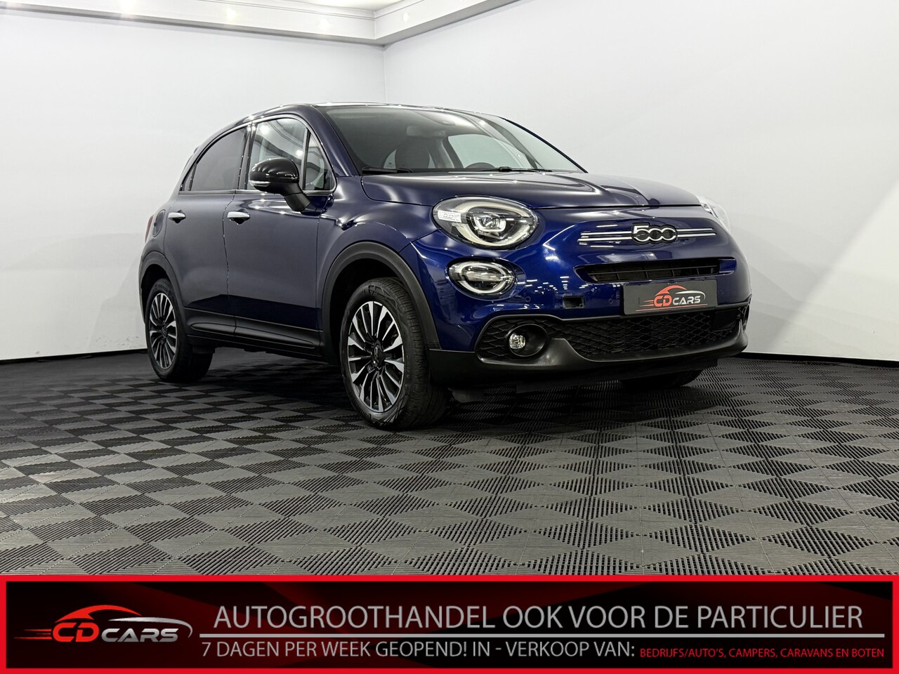 Fiat 500 X - 1.5 Hybrid Half leder, Camera, Apple carplay, Cruise control, Lichtmetalen velgen, Mistlam - AutoWereld.nl