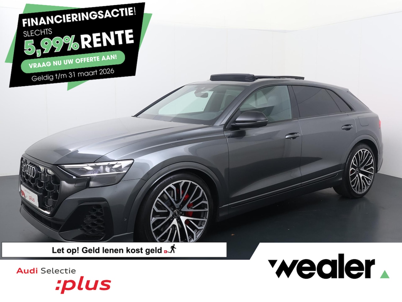Audi Q8 - Pro Line S 55 TFSI e quattro tiptronic | SoH 97% | Bang & Olufsen premium | Interieurpakke - AutoWereld.nl