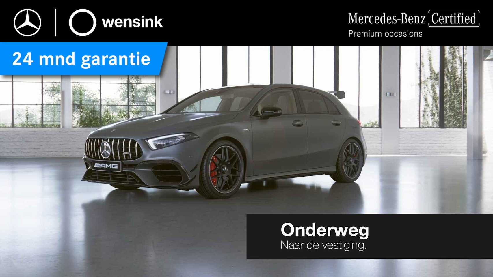 Mercedes-Benz A-klasse - AMG 45 S 4MATIC+ | Headup display | Night | AMG Aerodynamica pakket | Memory | Panoramadak - AutoWereld.nl