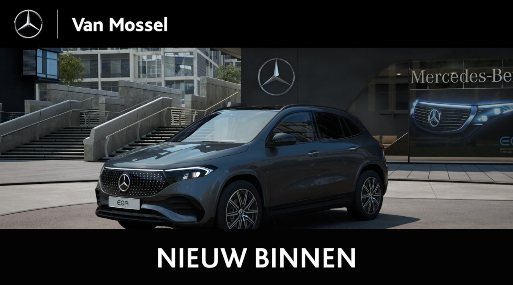 Mercedes-Benz EQA - 250+ Business Solution AMG 71 kWh / Memory-Stoelen / Burmester / Panaroma-dak / Headup-Dis - AutoWereld.nl