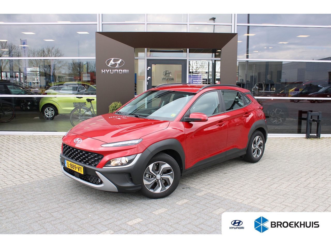 Hyundai Kona - 1.6 GDI HEV Comfort Smart | Achteruitrijcamera | Airco | Airco (automatisch) - AutoWereld.nl