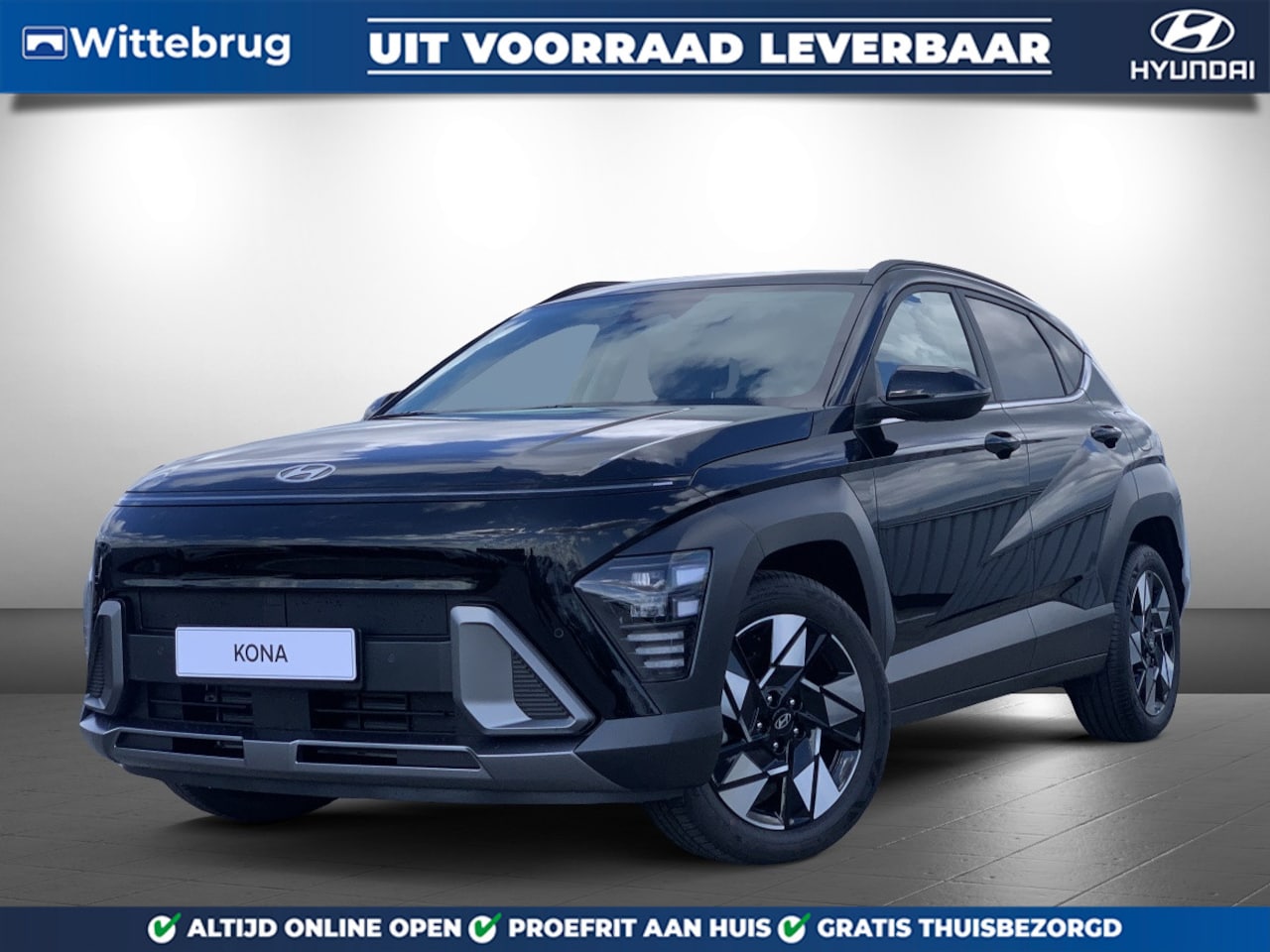 Hyundai Kona - 1.6 GDI HEV Comfort Full Hybride Automaat met 18 inch velgen, Navigatie en Climate Control - AutoWereld.nl