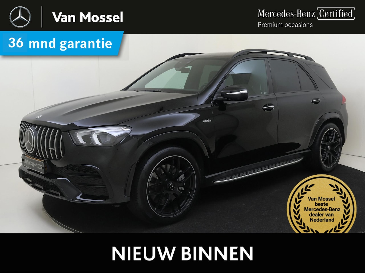 Mercedes-Benz GLE-Klasse - AMG 53 4MATIC+ Premium Plus / Panoramadak/ AMG/ Night/ 22 inch/ Burmester/ DISTRONIC/ Stoe - AutoWereld.nl
