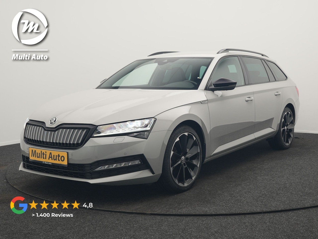 Skoda Superb Combi - 1.4 TSI iV Sportline Business Plug In Hybrid 218pk Dealer O.H. PHEV | Trekhaak Af Fabriek - AutoWereld.nl