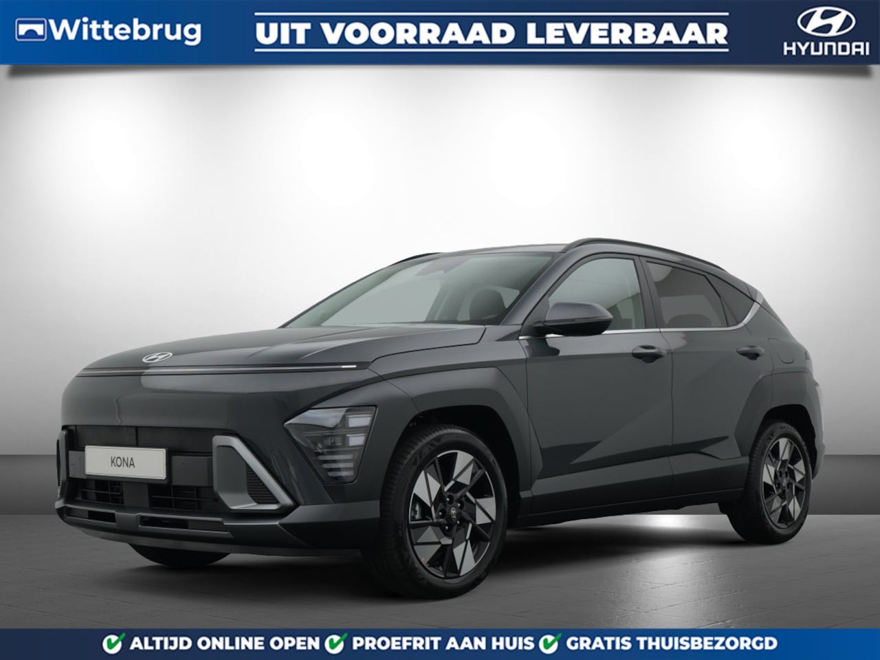 Hyundai Kona - 1.6 GDI HEV Comfort Full Hybride Automaat met 18 inch velgen, Navigatie en Climate Control - AutoWereld.nl