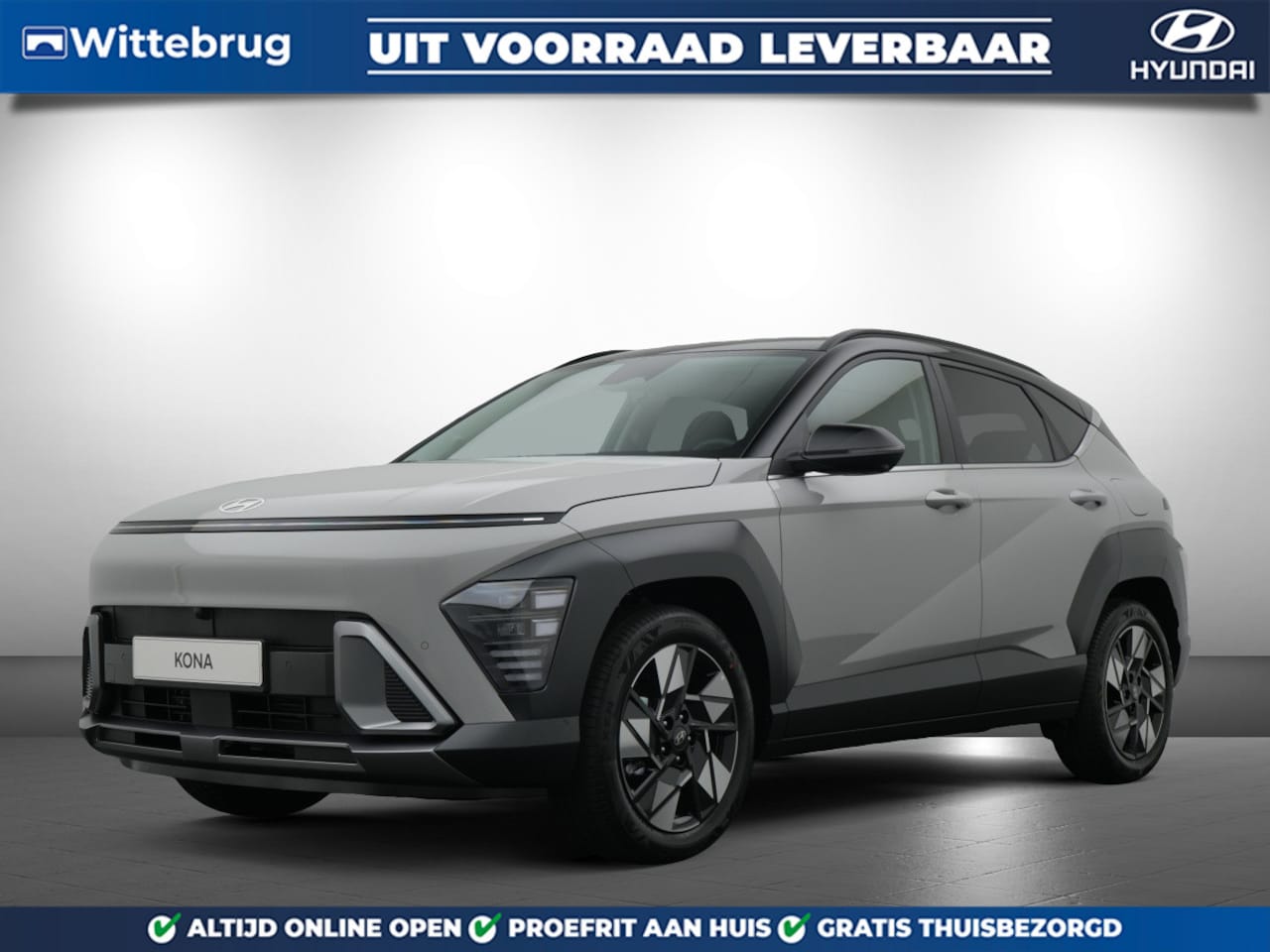 Hyundai Kona - 1.6 GDI HEV Comfort Full Hybride Automaat met 18 inch velgen, Navigatie en Climate Control - AutoWereld.nl