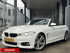 BMW 4-serie Cabrio - 428i M Sport | HEAD-UP DISPLAY | CAMERA | LEDER | NAVI | CARPLAY | LMV 19'' | NEK/STOEL/ST
