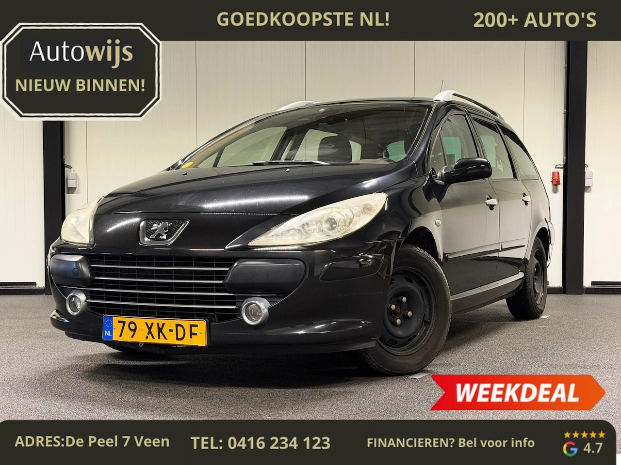 Peugeot 307 SW - 1.6-16V Premium|XENON|CRUISE|CLIMA|TREKHAAK|APK 11-2026 - AutoWereld.nl