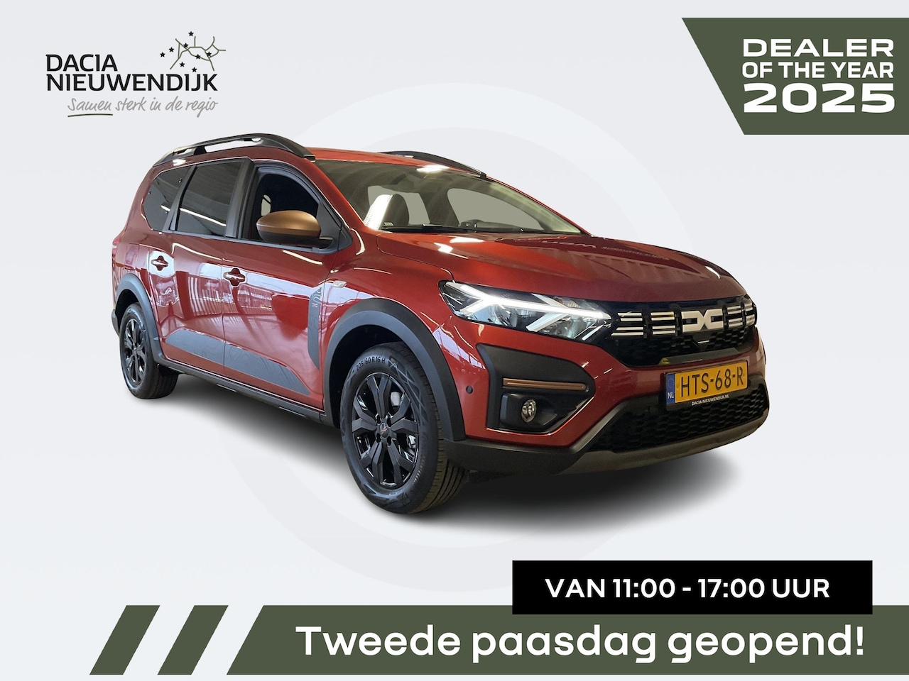 Dacia Jogger - 1.6 Hybrid 140 Extreme 7p. APPLE CARPLAY ANDROID AUTO / CLIMATE CONTROLE / NAVIGATIE / PAR - AutoWereld.nl