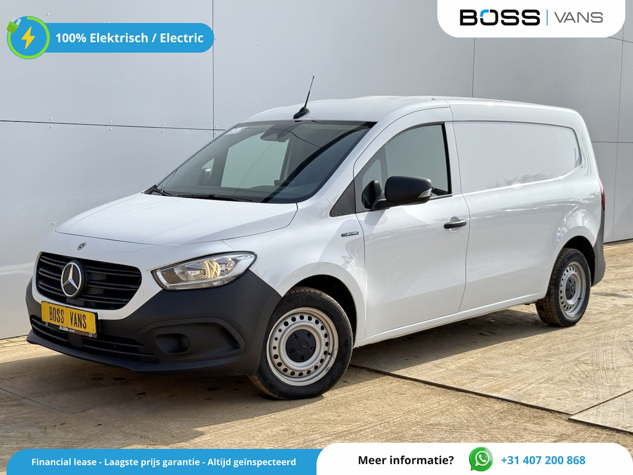 Mercedes-Benz eCitan - 112 51kWh L2 Pro 284 WLTP MBUX Trekhaak 75kW Snelladen Apple Carplay Cruise Control Laadka - AutoWereld.nl