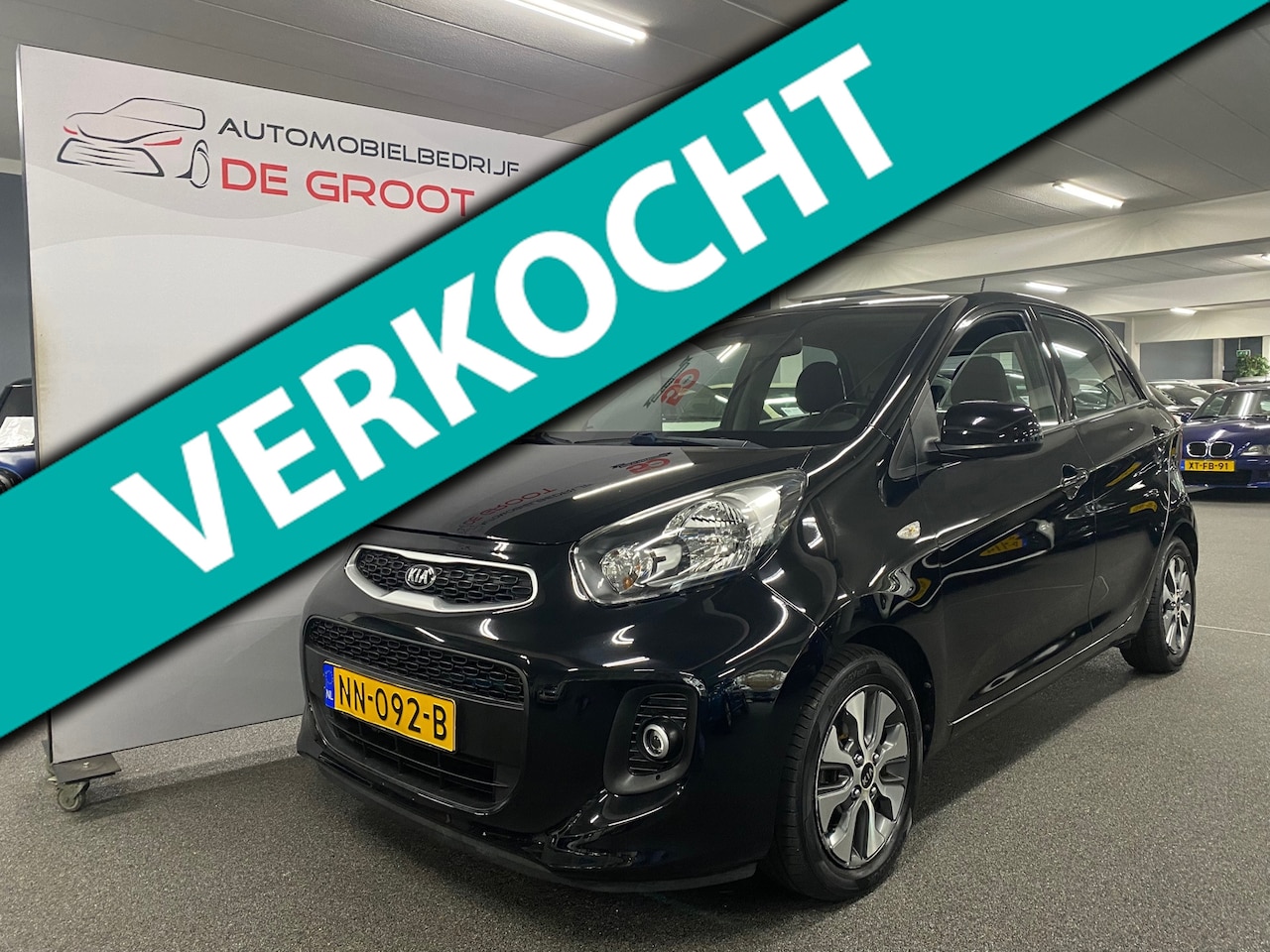 Kia Picanto - 1.0 CVVT EconomyPlusLine NL-auto, Airco, Achteruitrijcamera - AutoWereld.nl