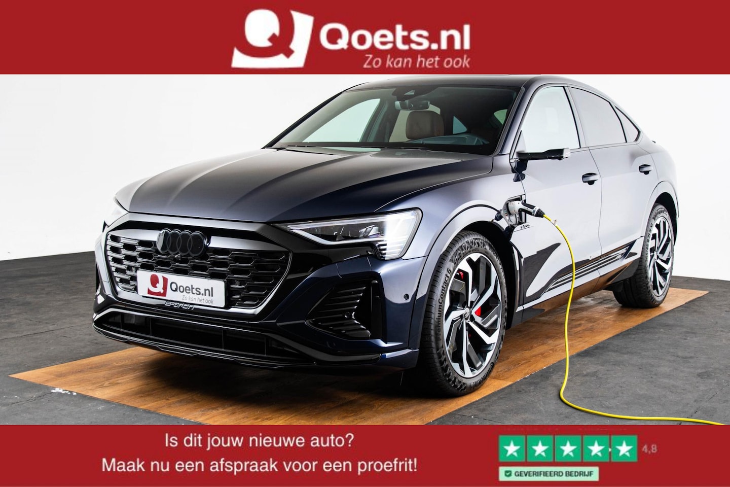 Audi Q8 Sportback e-tron - 55 quattro S Edition 115 kWh Trekhaak - Panoramadak - Comfortstoelen - Stoelventilatie/Mas - AutoWereld.nl
