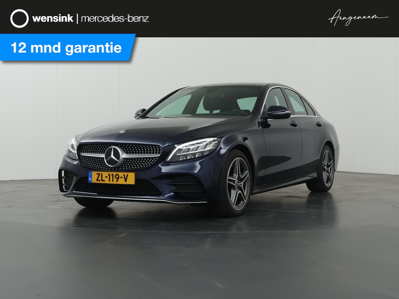 Mercedes-Benz C-klasse - 180 Business Solution AMG | Widescreen | Stoelverwarming | Achteruitrijcamera | Sfeerverli - AutoWereld.nl