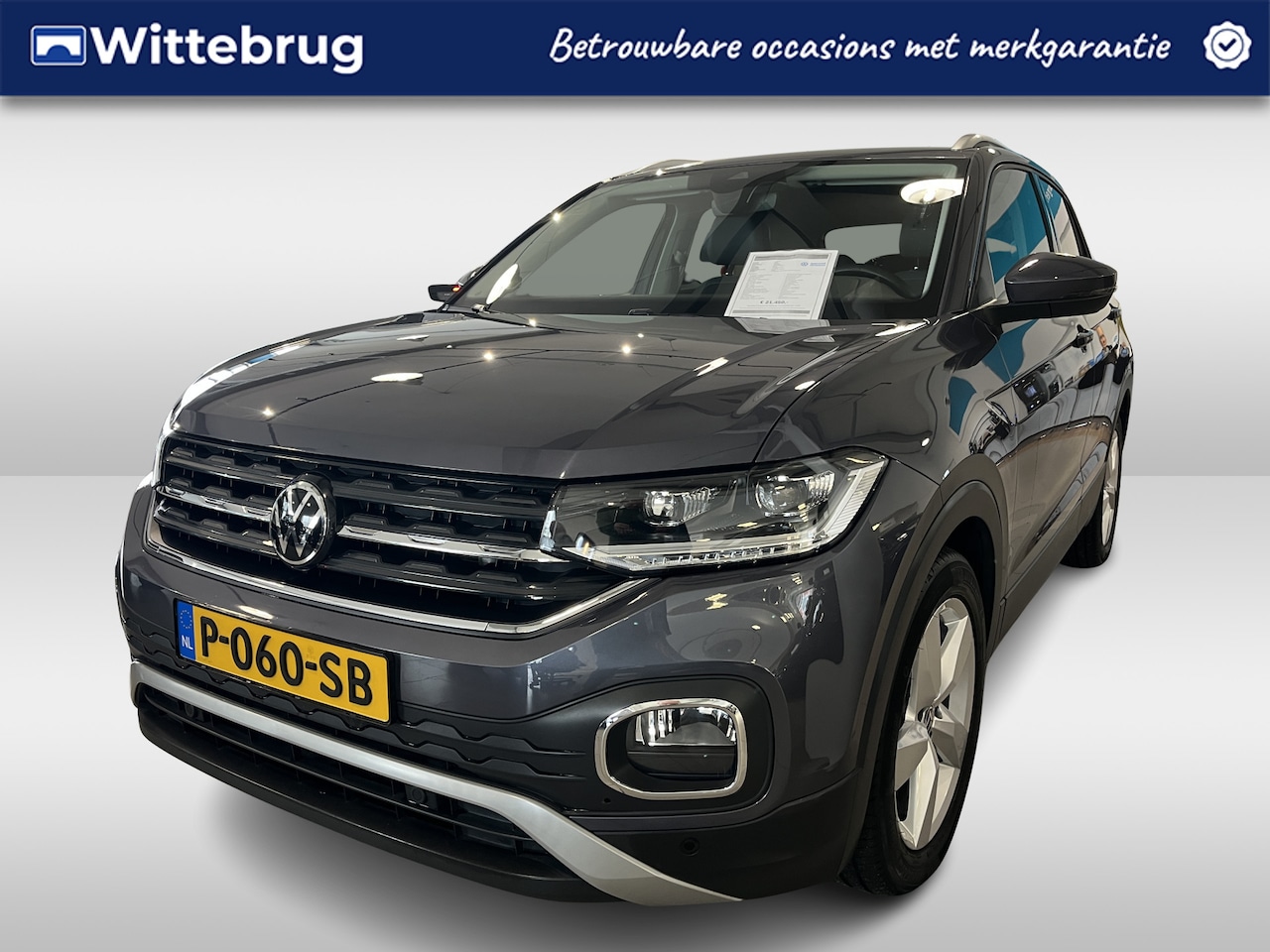 Volkswagen T-Cross - 1.0 TSI Style Navigatie / Parkeersensoren / app-connect / LM Velgen 'Chesterfield', 17 inc - AutoWereld.nl