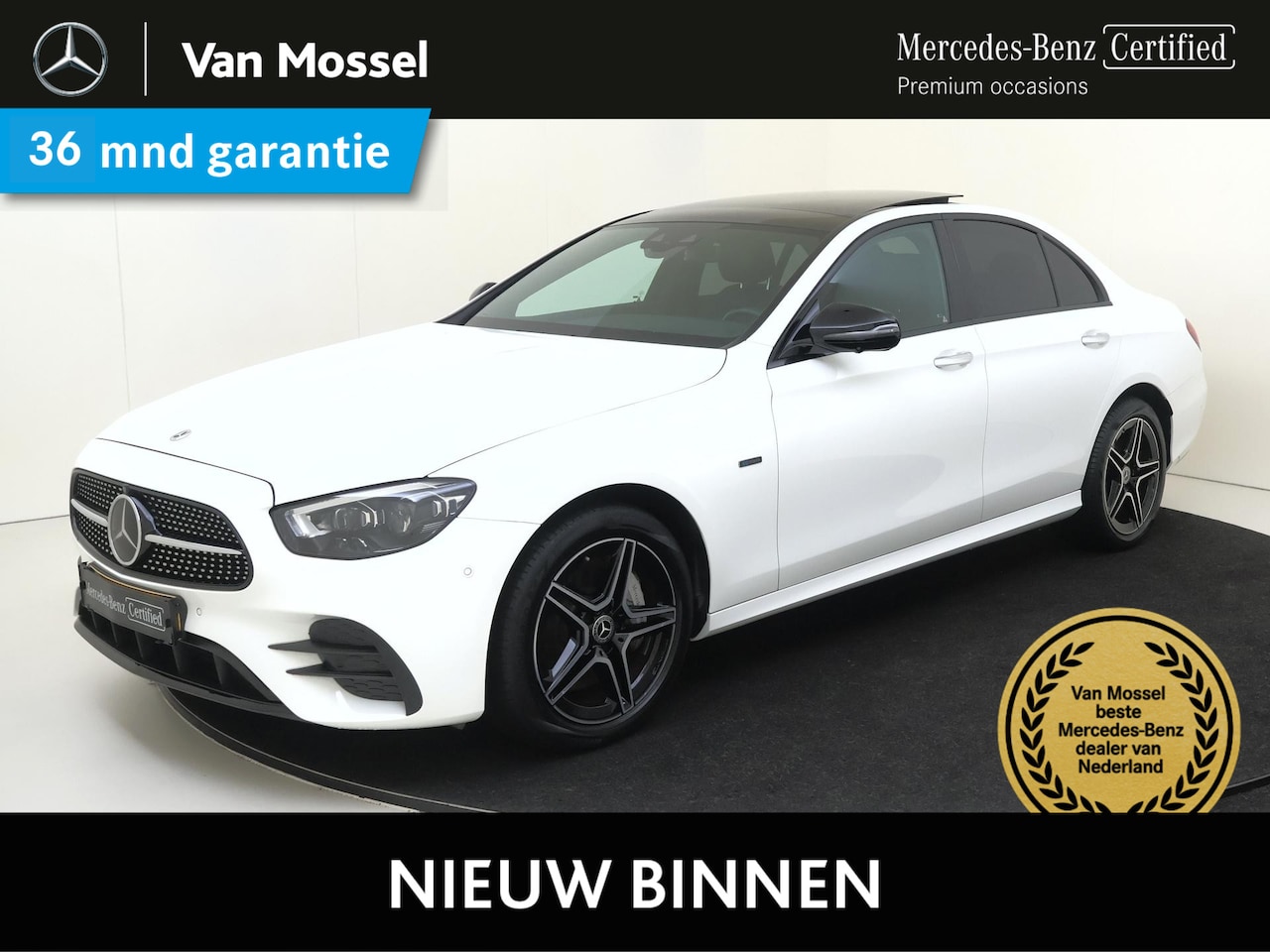Mercedes-Benz E-klasse - 300 e Business Solution AMG / Panoramadak/ Night/ Memory/ Burmester/ DISTRONIC - AutoWereld.nl