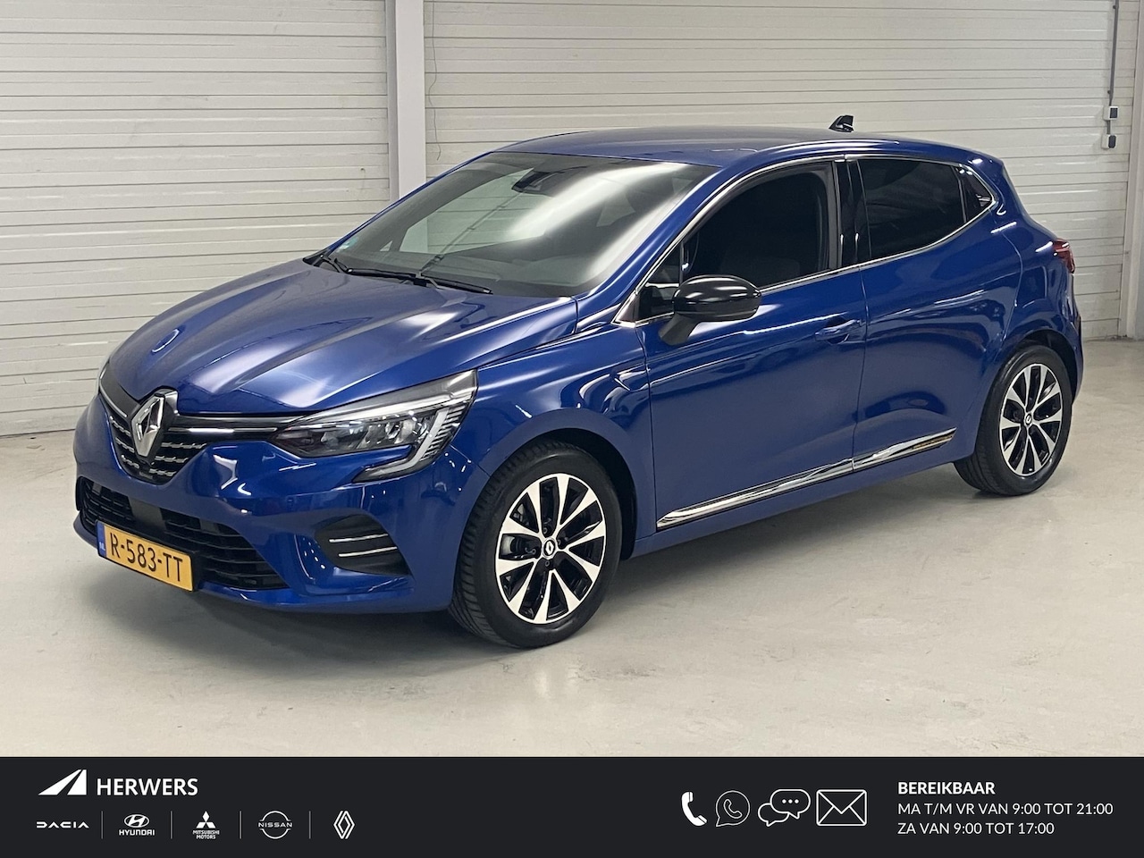 Renault Clio - 1.6 E-Tech Hybrid 145 Techno / NL auto / Navigatie / Half Lederen Bekleding / Climate Cont - AutoWereld.nl