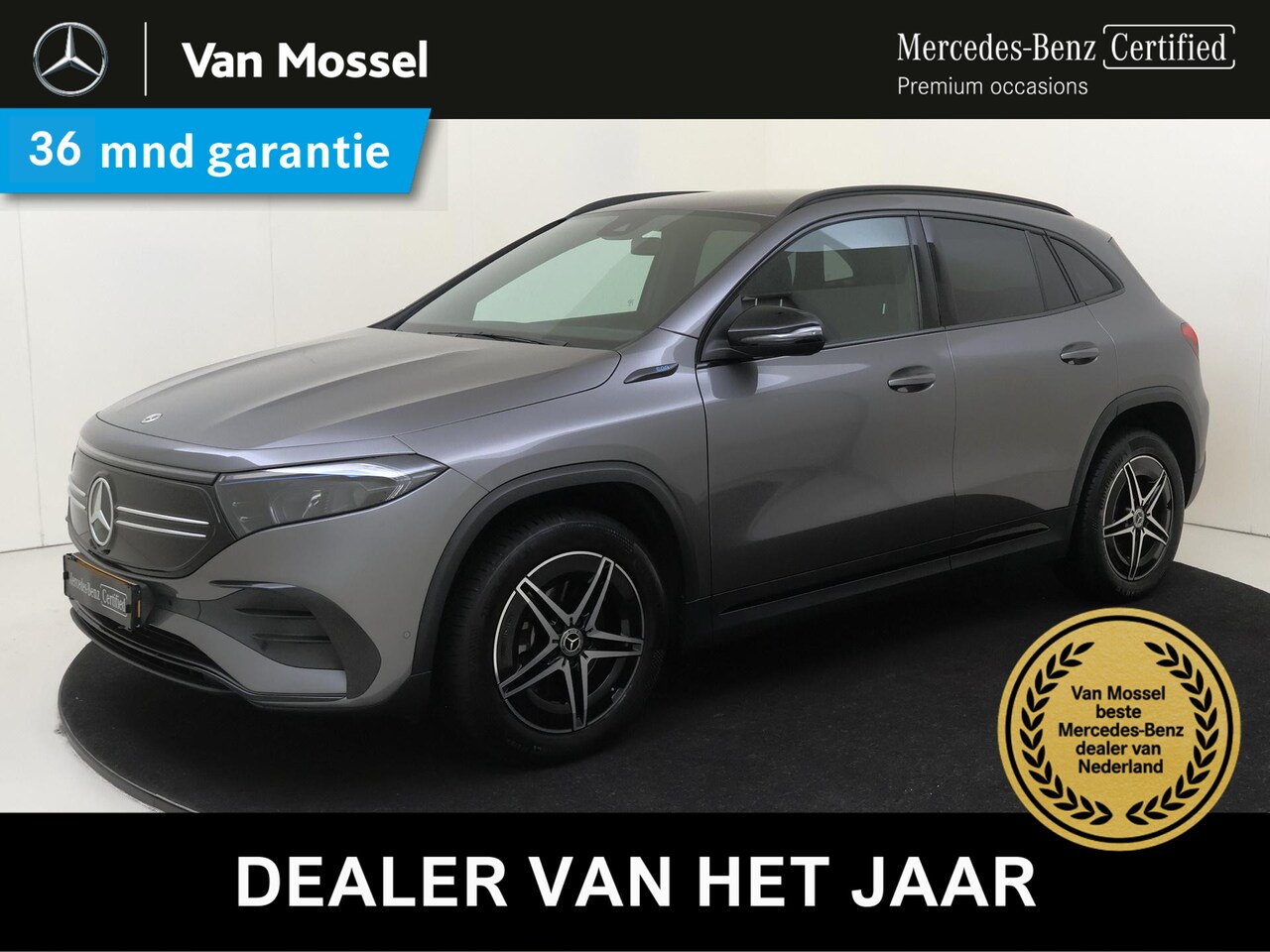 Mercedes-Benz EQA - 250 Business Solution AMG 67 kWh / Night/ Sfeerverlichting/ El. Trekhaak/ SoH 95% - AutoWereld.nl