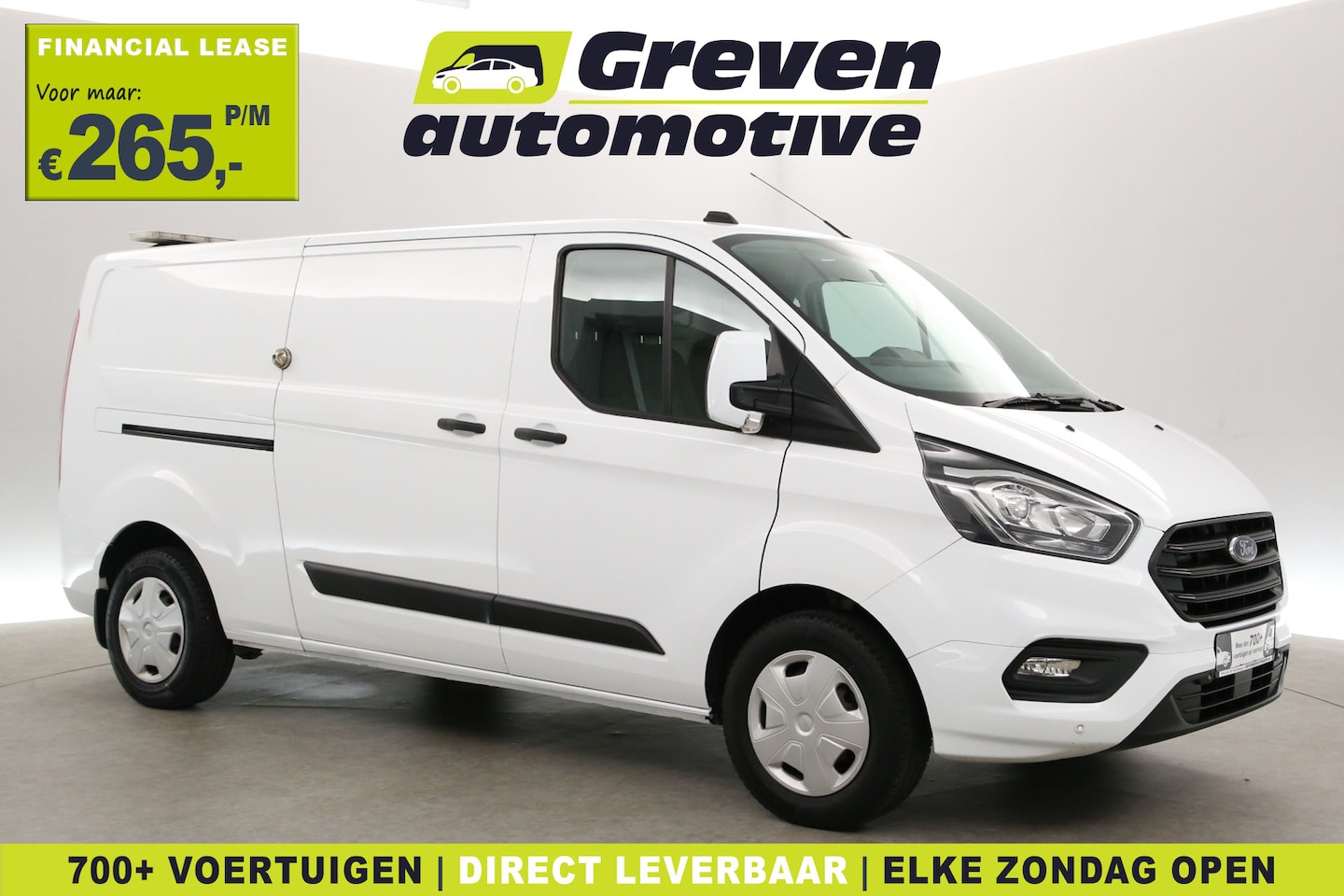 Ford Transit Custom - 2.0 Ecoblue L2H1 130PK | Airco | Cruise | Trekhaak | Parkeersens. | LED | Stoelverw. - AutoWereld.nl