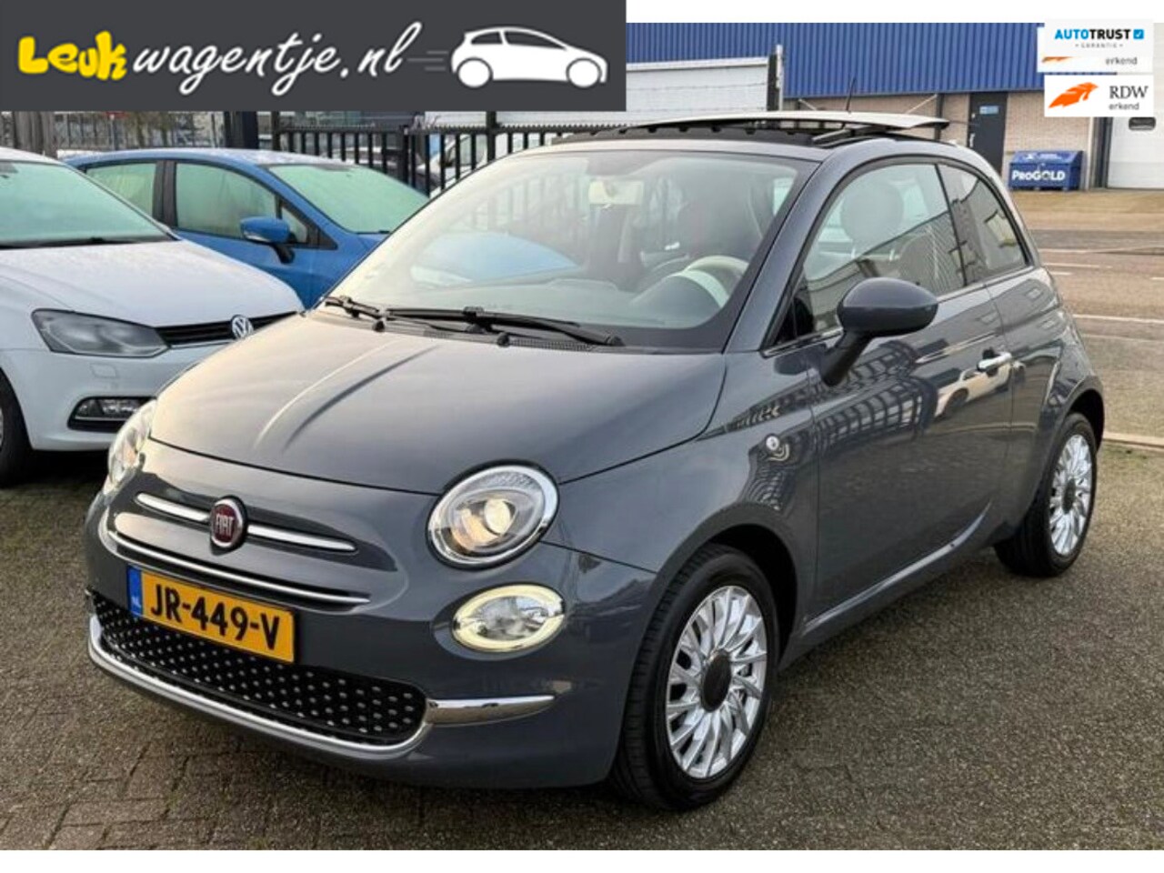 Fiat 500 - 0.9 TwinAir Turbo Cult *schuifdak *leder *navi *NL - AutoWereld.nl