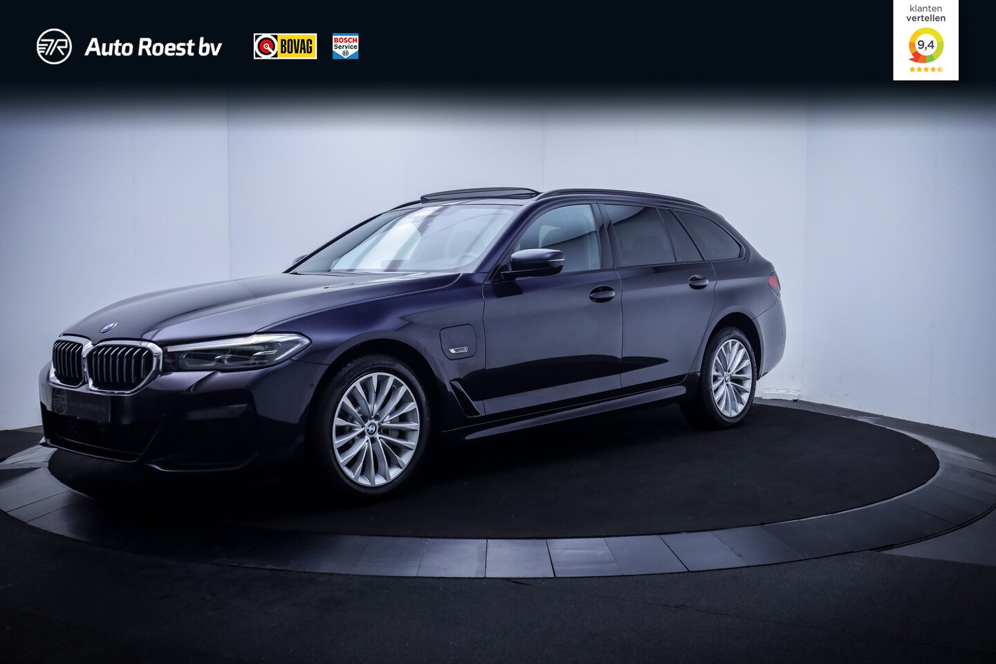 BMW 5-serie Touring - 530e M-SPORT PANO | NAVI PROF. | STUUR+STOELVERW. | TREKH. ELEK. | ACC | SPORST. | CAM. - AutoWereld.nl