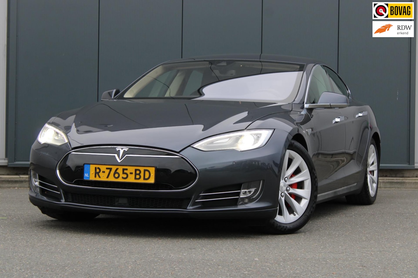 Tesla Model S - 70D Base 70D Base, 7-Zits, Leder, Nieuwe Remmen V+A, Led verlichting, Weinig kilometers, - AutoWereld.nl
