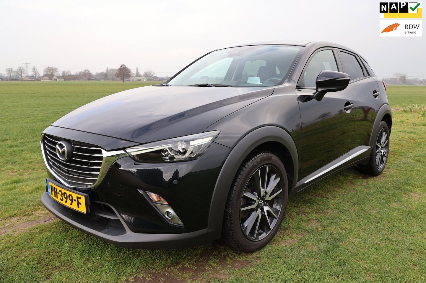 Mazda CX-3 - 2.0 SkyActiv-G 120 GT-Luxury|Automaat|Trekhaak|Camera|Leer|Keyless|Dealer onderhouden - AutoWereld.nl