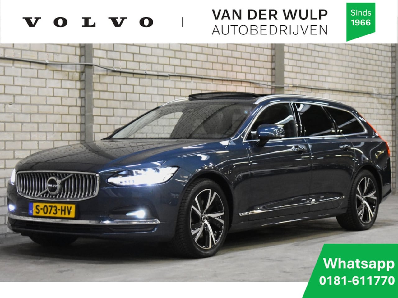 Volvo V90 - B4 197PK Plus Bright | Trekhaak | Schuifdak | Harman Kardon | - AutoWereld.nl