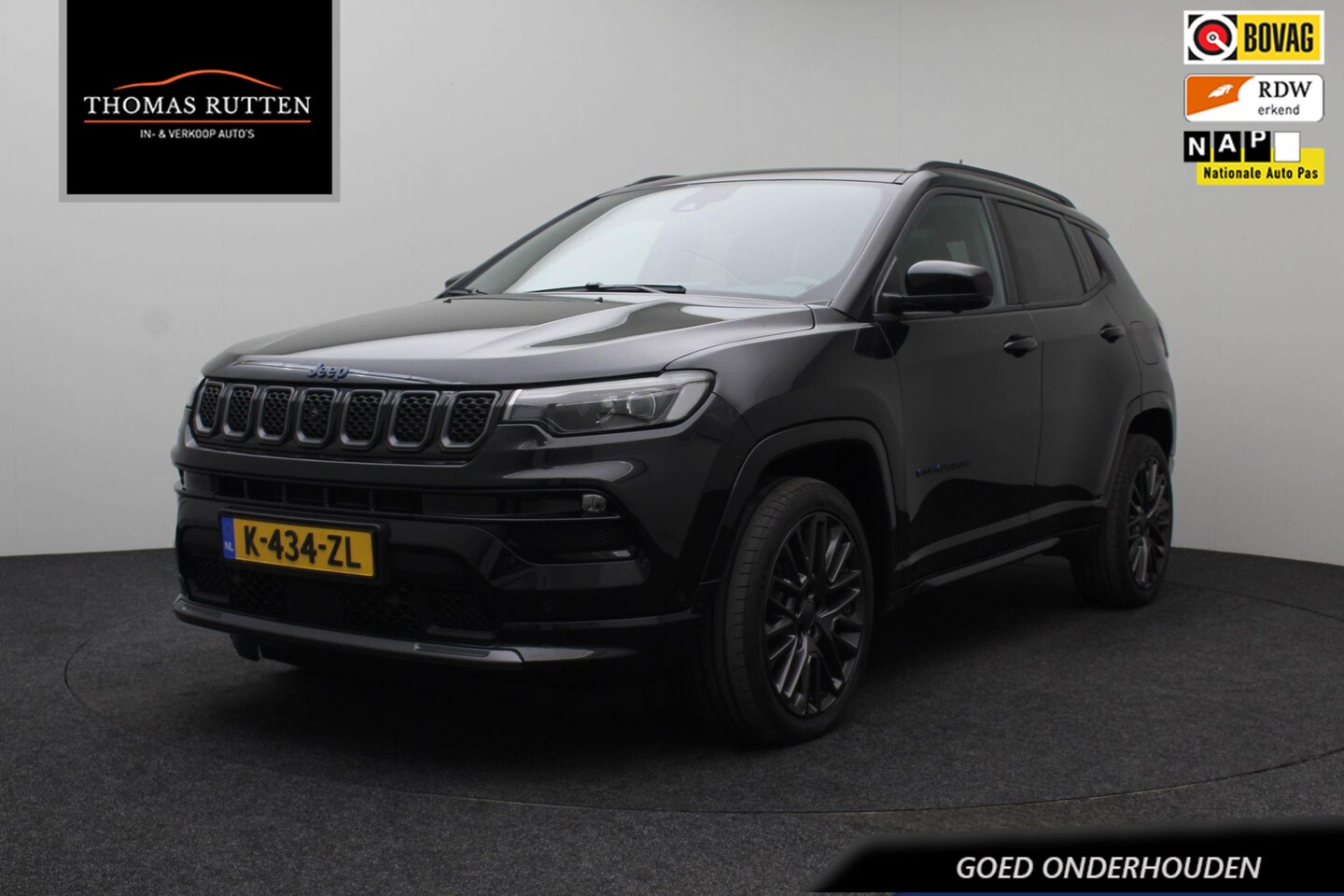 Jeep Compass - 4xe 240 Plug-in Hybrid Electric S 2021 | Navigatie | Carplay | DAB Radio | Cruise Control - AutoWereld.nl