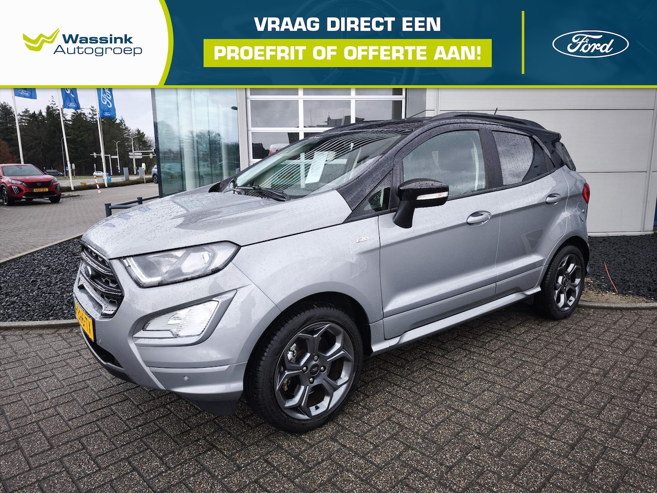 Ford EcoSport - 1.0 EcoBoost 125pk ST-Line X | Trekhaak | Navigatie | Camera | zomer en winterwielen - AutoWereld.nl