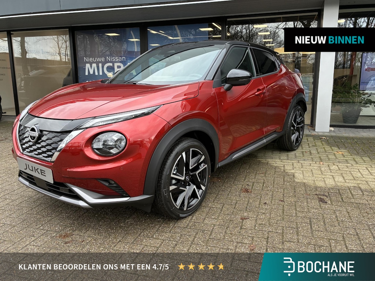 Nissan Juke - 1.6 Hybrid N-Design Nieuw uit voorraad leverbaar| Navigatiesysteem | Elektrisch bedienbare - AutoWereld.nl