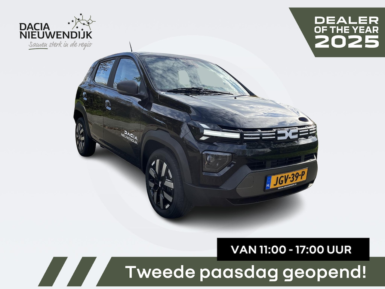 Dacia Spring - Extreme 65 26.8 kWh APPLE CARPLAY ANDROID AUTO / AIRCO / CRUISE CONTROLE / ELEKTRISCHE RAM - AutoWereld.nl