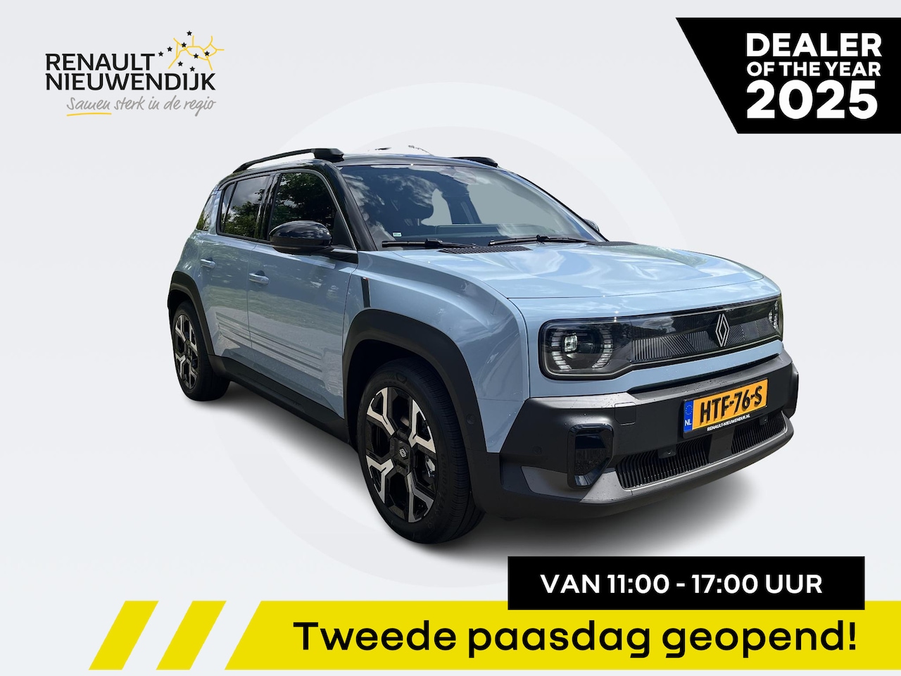 Renault 4 - comfort range techno 52 kWh / PACK SAFETY & ADVANCED DRIVING ASSIST / PACK WINTER / V2L - AutoWereld.nl