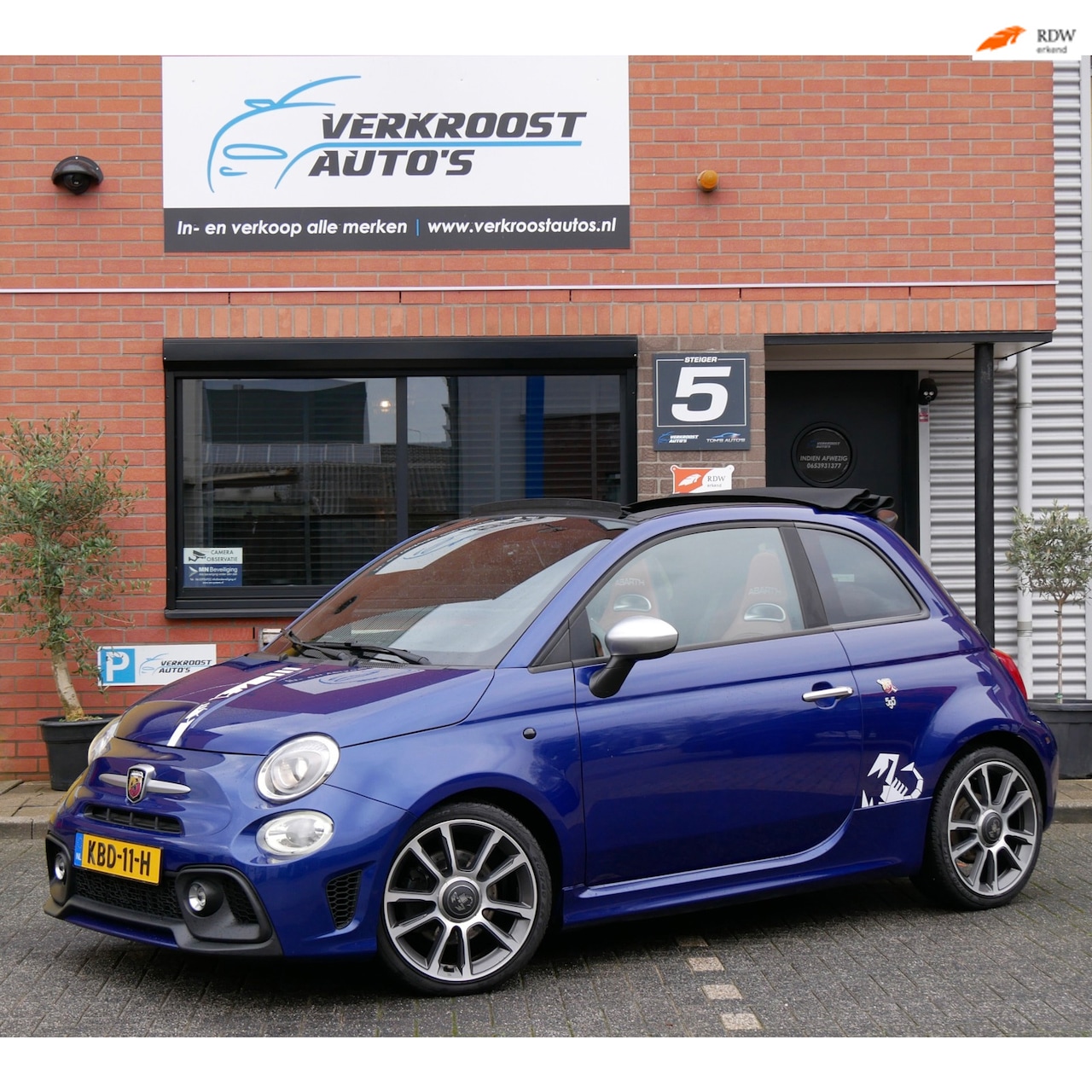 Fiat 500 C - 1.4 T-Jet Abarth.595 Turismo.automaat.editon.leer.navi. - AutoWereld.nl