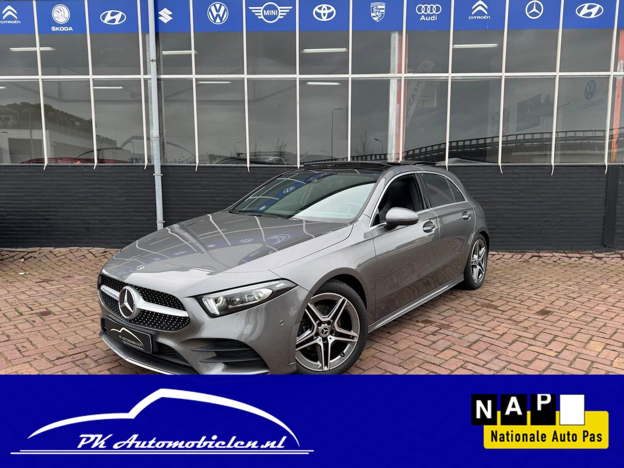 Mercedes-Benz A-klasse - 180 Business Solution AMG **PANODAK+STOELVERW+LED** - AutoWereld.nl
