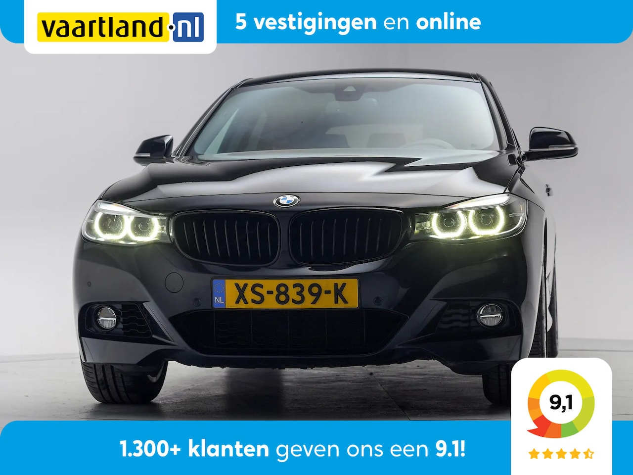 BMW 3-serie Gran Turismo - GT 340i M Sport High Executive Aut. ORIG.NL [ LED Trekhaak Leder Stoelverwarming ] - AutoWereld.nl