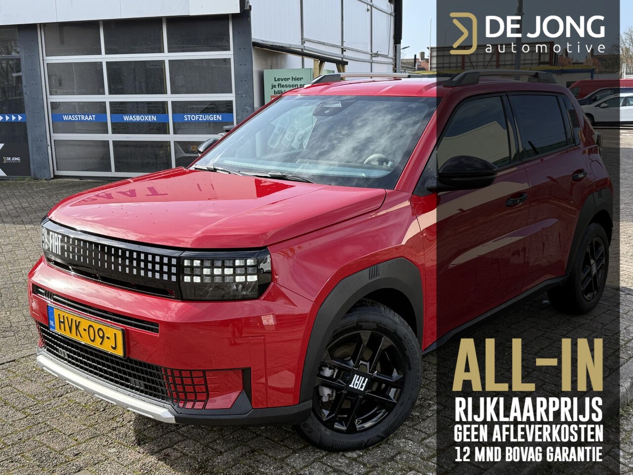 Fiat Grande Panda - 1.2 Hybrid ICON ALL-IN RIJKLAARPRIJS/Hybride/Apple Carplay/Airco/16"Velgen zwart - AutoWereld.nl