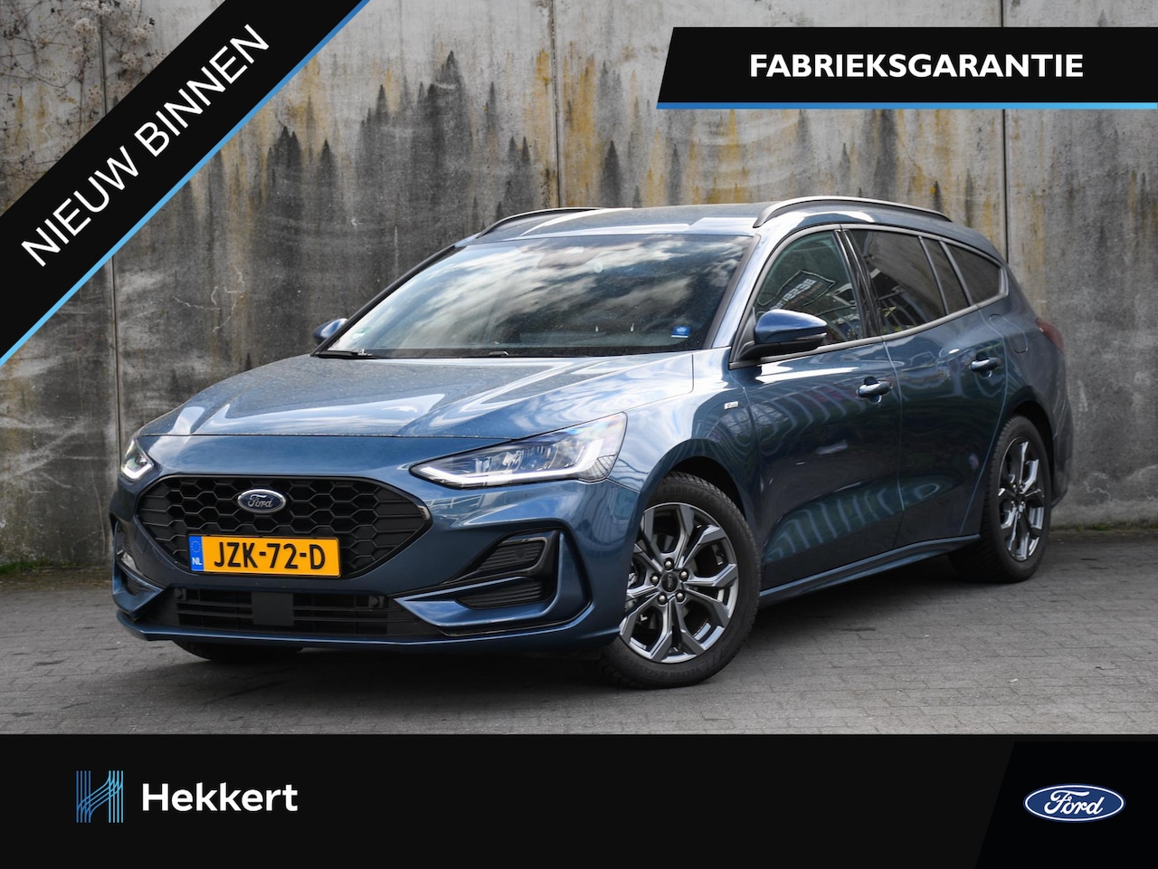 Ford Focus Wagon - ST Line 1.0 EcoBoost Hybrid 155pk Automaat WINTER-PACK | DODE HOEK | 17''LM | ADAPT. CC | - AutoWereld.nl