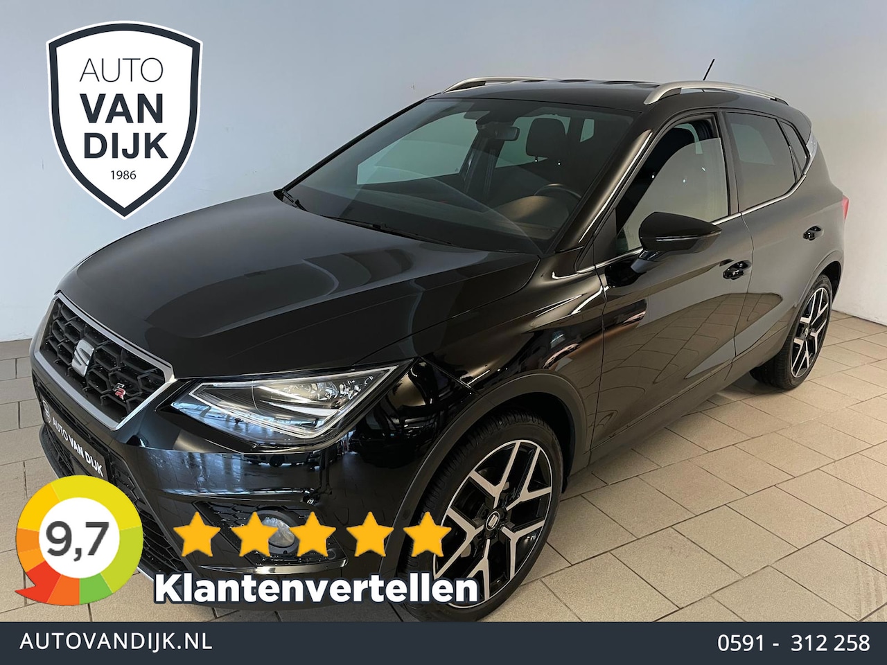 SEAT Arona - 1.0 TSI FR 115PK DSG AUTOMAAT AIRCO CLIMA NAVI CRUISE VIRT COCKPIT APPLE CARPLAY LED CAM 1 - AutoWereld.nl