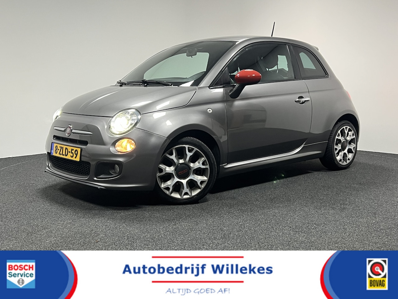 Fiat 500 - 0.9 TwinAir Turbo 500S | AIRCO | ELEKTRISCHE RAMEN | RADIO | - AutoWereld.nl