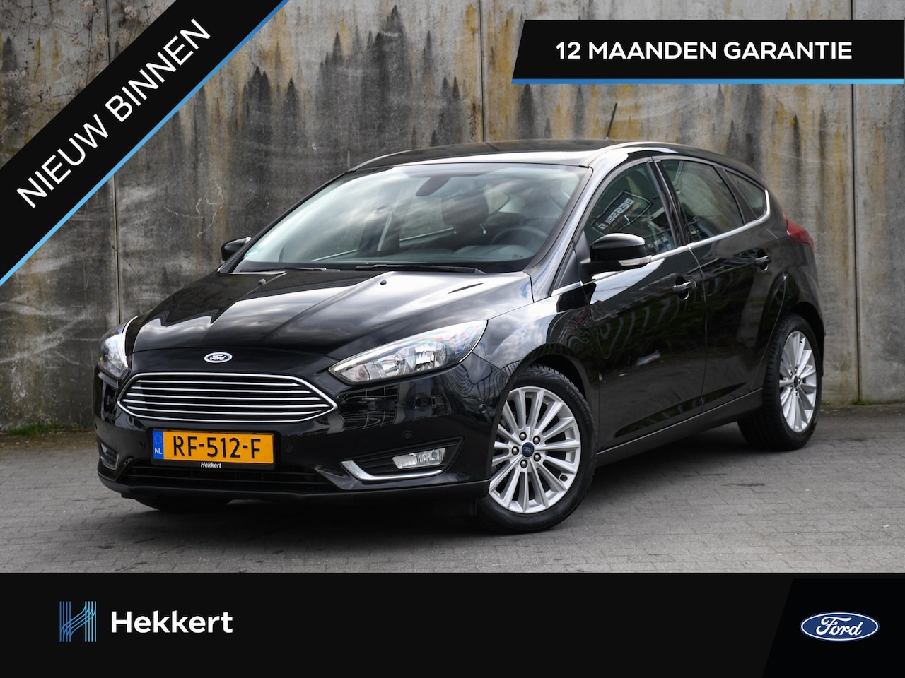 Ford Focus - Titanium 1.0 125pk 17''LM | QUICK CLEAR | PDC | KEYLESS | AUTOM. INPARKEREN - AutoWereld.nl