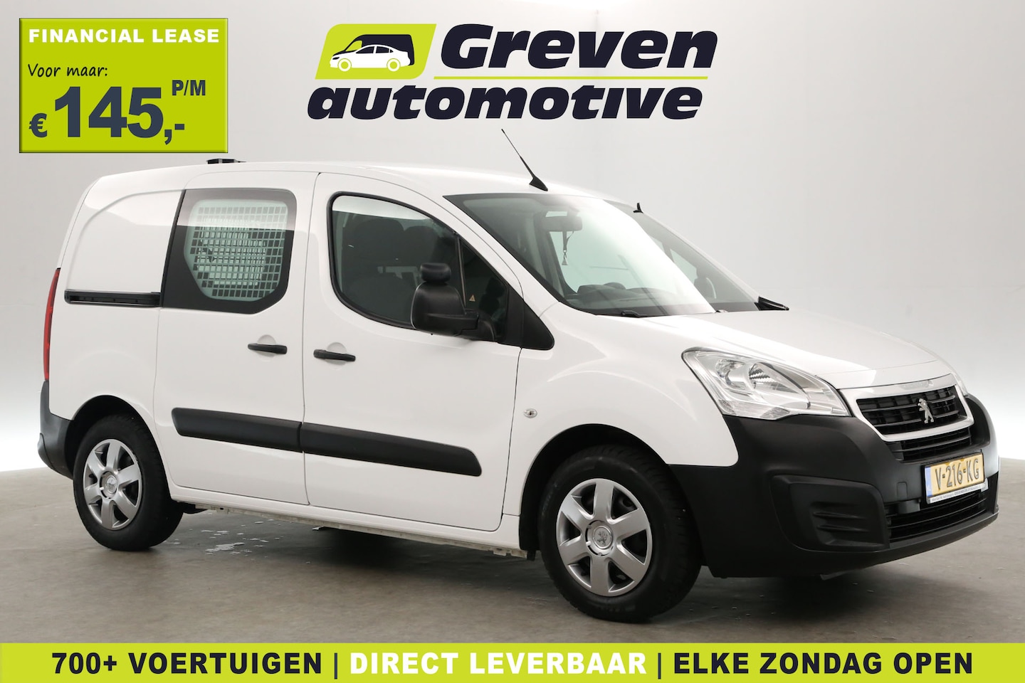 Peugeot Partner - 1.6 BlueHDi 100PK | Airco | Cruise | Carplay | Navi | Parkeersens. | Elektrpakket - AutoWereld.nl