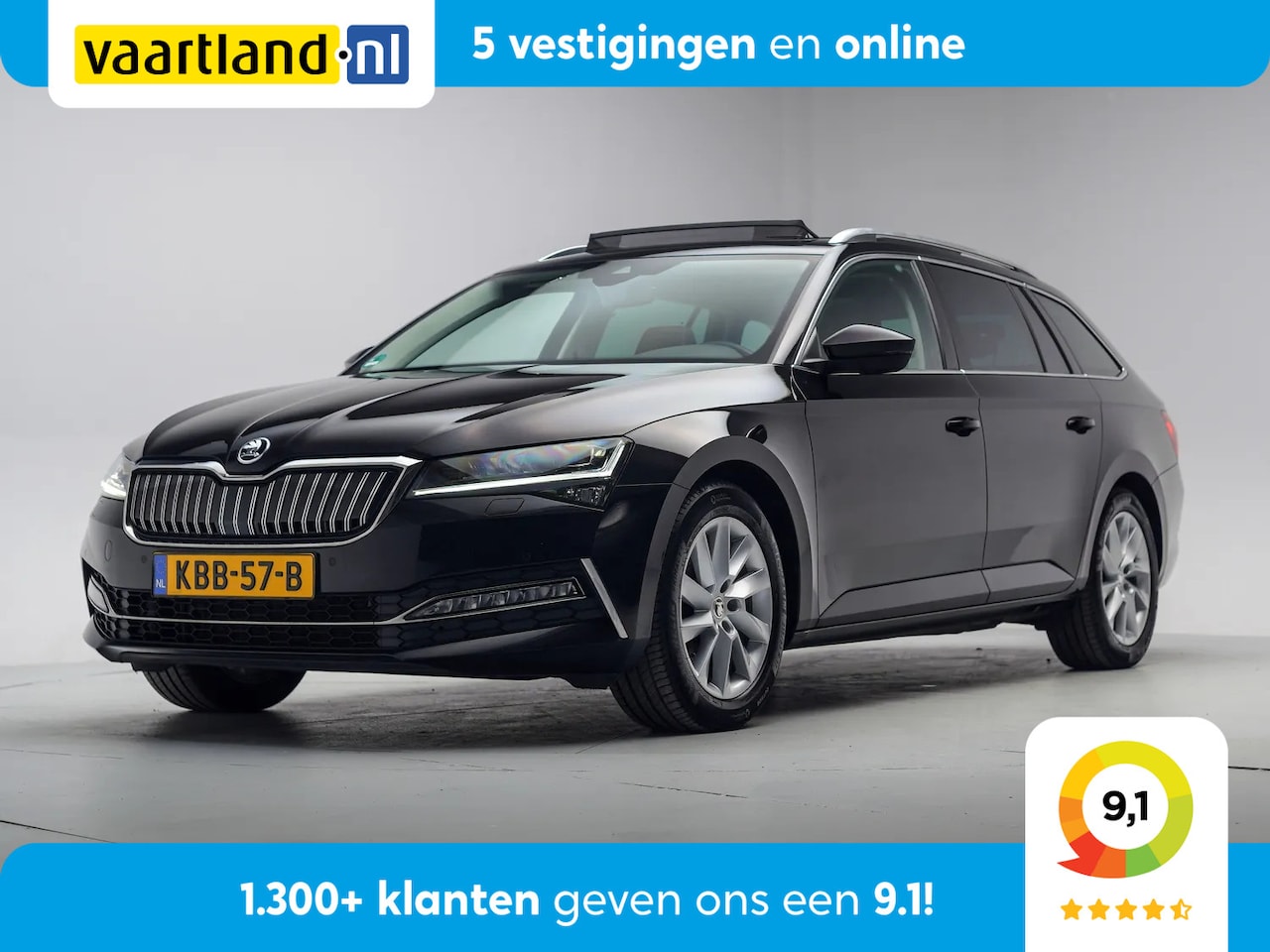 Skoda Superb Combi - 1.4 TSI iV PHEV Style [ Panorama Virtual Navi Stoelverwarming ] - AutoWereld.nl